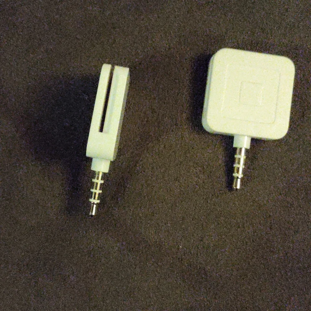 Square reader for magstripe credit card readers